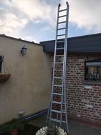 2-delige aluminium opsteekladder, 2x16 sporten, Ophalen, Zo goed als nieuw