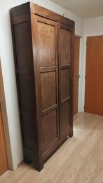 Houten kast 211x31x105 met verstelbare schappen, Antiek en Kunst, Ophalen