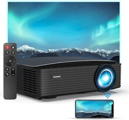 Projecteur Bluetooth NexiGo PJ20 - neuf  à -50% - 125€, TV, Hi-fi & Vidéo, Écrans de projection, Neuf, Enlèvement ou Envoi