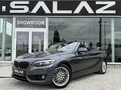 BMW 218 Cabrio 218iA_NAVI_JANTES ALU_BAUTO_CUIR_LED, Auto's, BMW, Bedrijf, 2 Reeks, ABS, Airbags, Airconditioning, Bluetooth, Boordcomputer