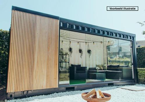 Van zeecontainer tot bureel - hobbyruimte/poolhouse, Tuin en Terras, Overkappingen, Nieuw, Tuinpaviljoen, Ophalen