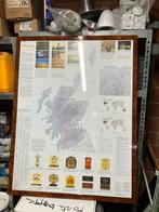 Prachtige whiskymap in kader, Verzamelen, Wijnen, Ophalen, Zo goed als nieuw