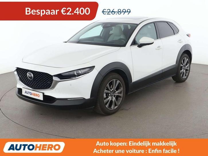 Mazda CX-30 2.0 Skyactiv-X Mild-Hybrid Exclusive-Line AWD, Auto's, Mazda, Te koop, CX-30, 360° camera, 4x4, ABS, Achteruitrijcamera