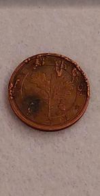 foutdruk misslag €0,02.- euro cent. Duitsland, Verzenden, Duitsland, 2 cent, Losse munt