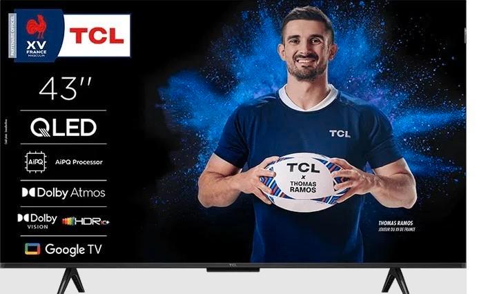 téléviseur TCL  QLED P7K 4K 43 pouces 2025, Audio, Tv en Foto, Televisies, Nieuw, QLED, 4k (UHD), Overige merken, 100 Hz, Smart TV