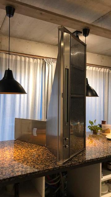 Smeg dampkap  of afzuigkap met atypische vorm in inox, Enlèvement, Hotte murale, Moteur