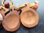 Castagnetten authentiek uit hout gesneden, Muziek en Instrumenten, Percussie, Ophalen of Verzenden, Melodische percussie