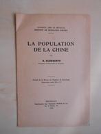 Raymond Olbrechts, "La Population de la Chine", Gelezen, Raymond Olbrechts, Sociale wetenschap, Ophalen of Verzenden