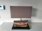 LED Dressoirlamp met houten voet, Ophalen, Zo goed als nieuw, Hout, Minder dan 50 cm