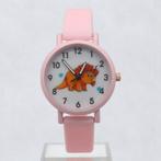 Nieuw kinder horloge Dino Roze - Cadeautip, Ophalen of Verzenden, Nieuw, Roze, Meisje