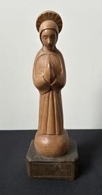 Mooi Houten Religieus Beeldje - 30cm, Ophalen of Verzenden