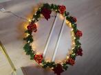 2 kerstkransen met verlichting etc... tegen ieder bod, Ophalen of Verzenden, Zo goed als nieuw