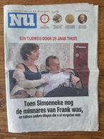 Bijlage Nieuwsblad over 25 jaar tv-serie Thuis, Verzenden, Tv