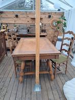 Tafel met 4 stoelen vintage, Enlèvement