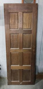 Meranti binnendeur, Ophalen, Gebruikt, Binnendeur, 200 tot 215 cm