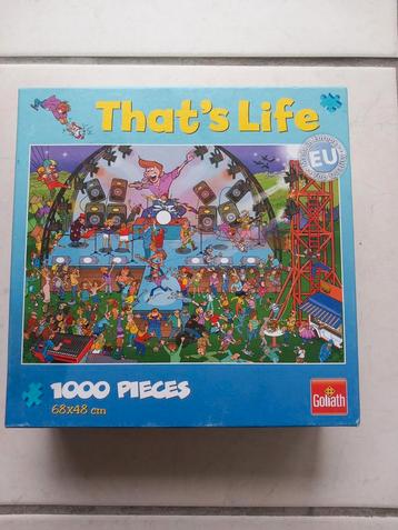 Puzzel 1000 stukjes- That's Life- Popconcert