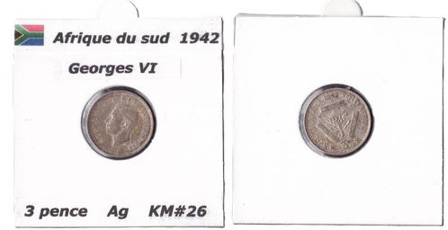 Afrique du Sud 3 Pence Argent Année 1942, Timbres & Monnaies, Monnaies | Afrique, Monnaie en vrac, Afrique du Sud, Argent, Enlèvement ou Envoi