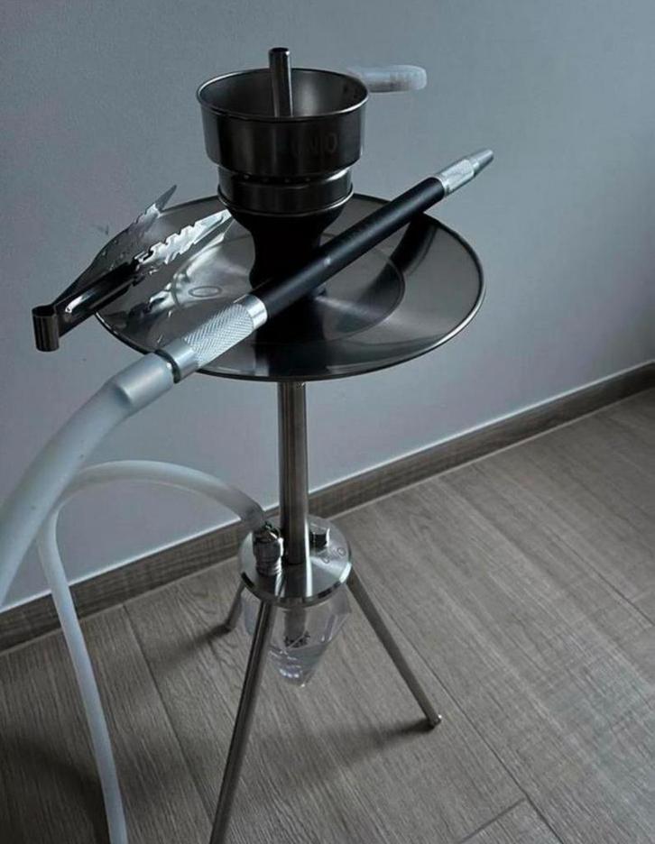 Waterpijp Sisha Unio 001.01 Transparant RVS, Verzamelen, Rookartikelen, Aanstekers en Luciferdoosjes, Nieuw, (Water)pijp, Ophalen