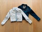 2 jeansjassen meisje maat 146/152, Ophalen of Verzenden, Zo goed als nieuw, Maat 152