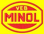 Patch VEB MINOL - 80 x 61 mm, Motos, Neuf