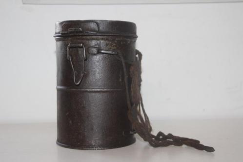 Duitse gasmaskerdoos uit de Eerste Wereldoorlog, Verzamelen, Militaria | Algemeen, Landmacht, Kleding of Schoenen, Verzenden