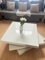 Table basse blanche 80cmx80cm, Comme neuf, Enlèvement