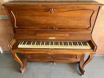 akoestische piano, Muziek en Instrumenten, Piano's, Ophalen, Gebruikt, Bruin, Piano