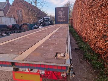 te huur vlake oplegger, Zakelijke goederen, Machines en Bouw | Keten en Containers, Ophalen