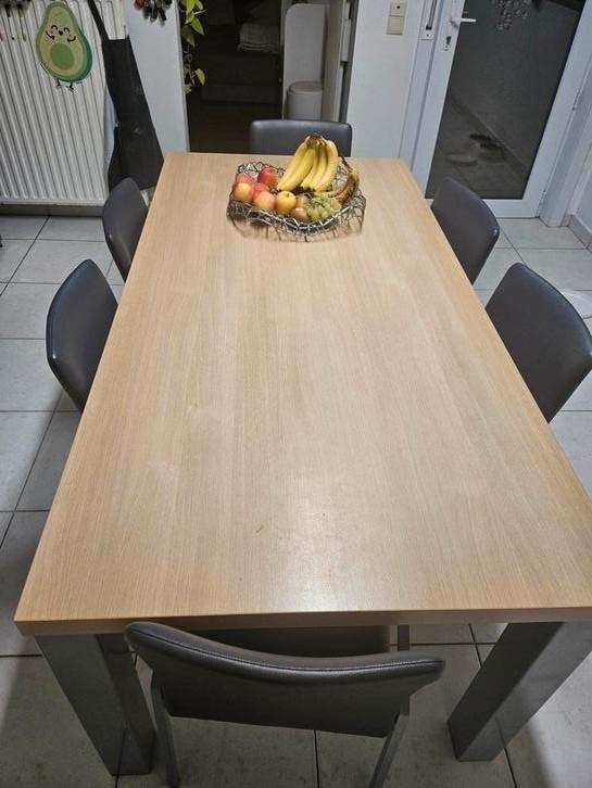 Table à manger et 6 chaises, Maison & Meubles, Tables | Tables à manger, Utilisé, Enlèvement