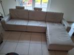 Zetel met electrisch verstelbaar lounge gedeelte, Huis en Inrichting, Ophalen, 250 tot 300 cm, Gebruikt, Leer