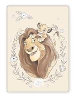 Lion King Fleece Deken - Disney, Enfants & Bébés, Chambre d'enfant | Linge de lit, Beige, Garçon ou Fille, Couverture ou Couette