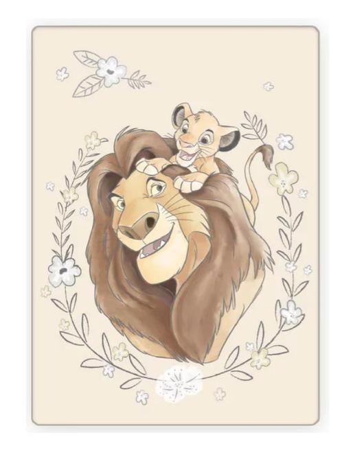 Lion King Fleece Deken - Disney, Enfants & Bébés, Chambre d'enfant | Linge de lit, Neuf, Couverture ou Couette, Beige, Garçon ou Fille