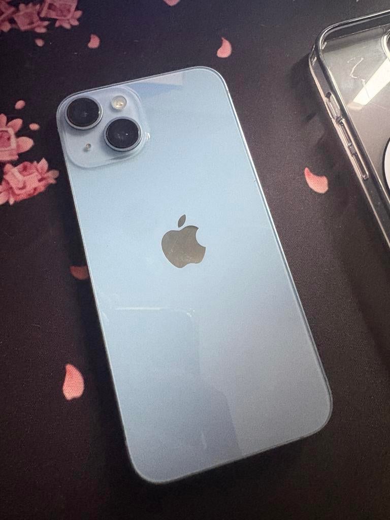 iPhone 14 blauwe E-Sim van 128 GB, Ophalen, Blauw, Zonder abonnement, 96 %