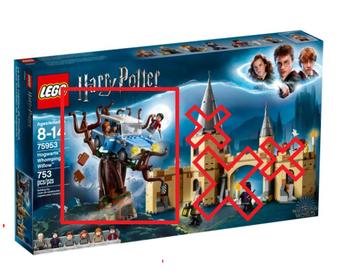 75953 Lego Harry Potter De Zweinstein Beukwilg - deels beschikbaar voor biedingen