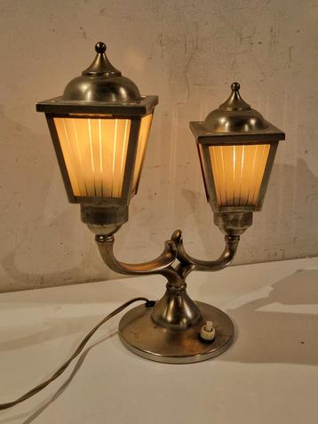 Metawa Holland Tafellamp , uit Glas en koper , design  beschikbaar voor biedingen