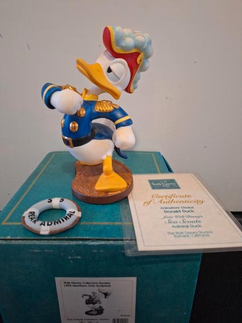 Donald Duck WDCC Walt Disney Classic Collection Seascout, Collections, Disney, Comme neuf, Donald Duck, Enlèvement ou Envoi