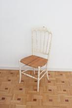 Vintage Chiavari stoel hout 1960s, Huis en Inrichting, Stoelen, Ophalen, Riet of Rotan, Gebruikt, Wit