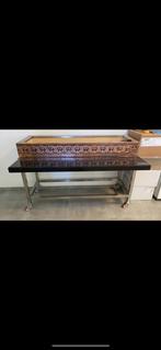 Ocakbasi mangal “HOUTSKOOL BARBECUE “ Bqq rvs onderstel, Jardin & Terrasse, Barbecues au charbon de bois, Enlèvement, Utilisé