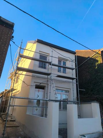 Rénovation Façade isolation cimontage cripé  a voir le tra, Bricolage & Construction, Enlèvement ou Envoi
