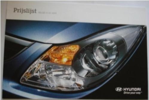 Hyundai gamma prijslijst 2009 Brochure Catalogue Prospekt, Boeken, Auto's | Folders en Tijdschriften, Nieuw, Overige merken, Verzenden