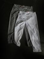 pantalons genoux filles taille 152 et taille 164 blanc - gri, Comme neuf, Fille, One one, Enlèvement ou Envoi