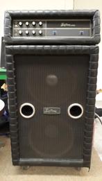 Te Koop: Kustom 250 Bass Head 1971 Black + Cabinet, 100 watts ou plus, Enlèvement, Utilisé, Guitare basse