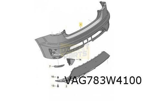 Seat Ibiza (4/12-7/15) Achterbumper (3-drs. / versie Sport), Auto-onderdelen, Carrosserie, Bumper, Seat, Achter, Nieuw, Verzenden