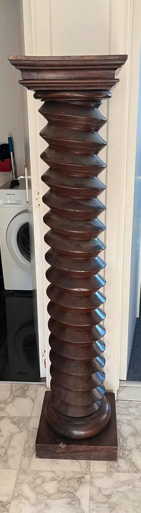 Colonne torsadée en bois massif – Style XIXe siècle, Antiquités & Art, Antiquités | Jouets, Enlèvement