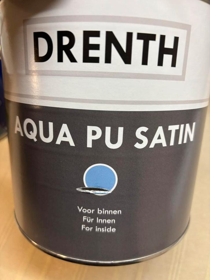 Drenth donkergrijze lak 2,5liter, Hobby en Vrije tijd, Knutselen, Nieuw, Materiaal, Ophalen of Verzenden