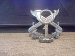 1 jagers te paard mutskenteken, Verzamelen, Ophalen of Verzenden, Landmacht, Embleem of Badge