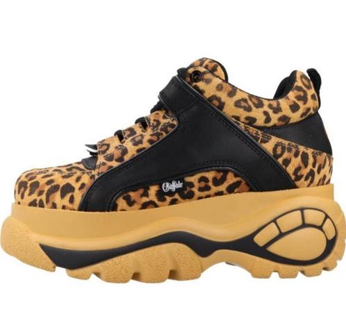Buffalo leopard platform 36/39 nieuw, Kleding | Dames, Schoenen, Nieuw, Sneakers, Bruin, Ophalen of Verzenden