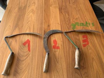 3 originele sikkels in goed werkende staat alles voor 10€ beschikbaar voor biedingen