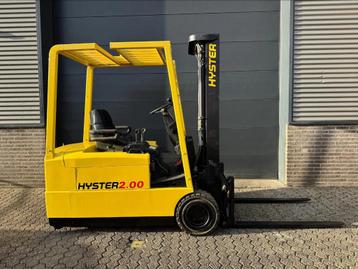 Hyster J2.0XMT 2 ton elektrische heftruck (bj 1995) beschikbaar voor biedingen