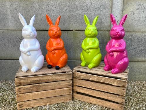 Tuinbeeld konijn H55cm, Tuin en Terras, Tuinbeelden, Nieuw, Dierenbeeld, Overige materialen, Ophalen